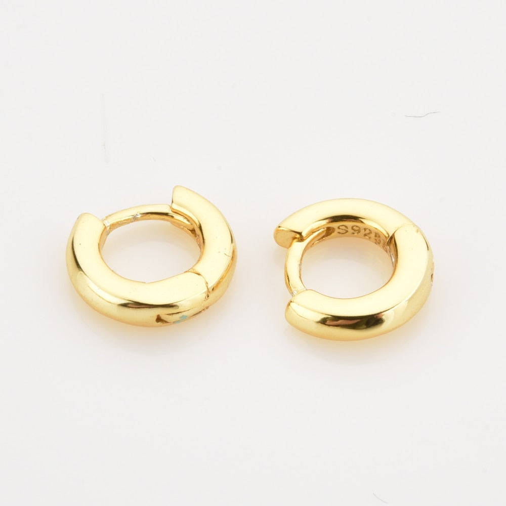 Mini Basic Gold Hoops - 5, 6, 7, 8, 9, 10, 11 and 12mm