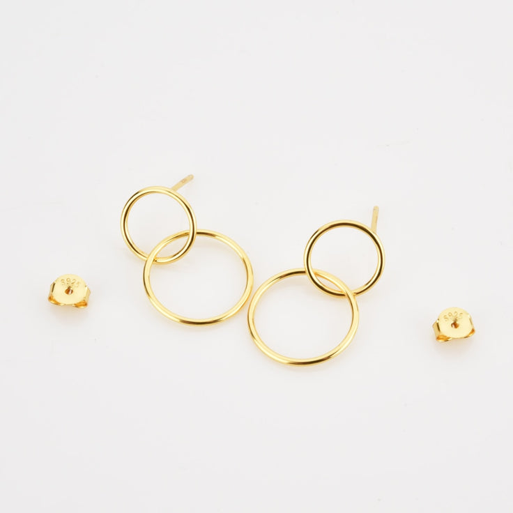 Two Gold Earrings