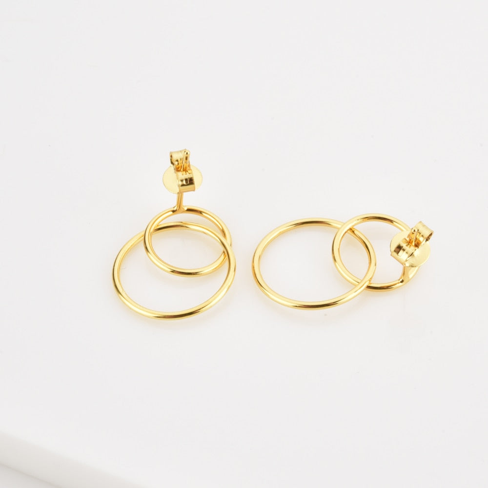 Two Gold Earrings