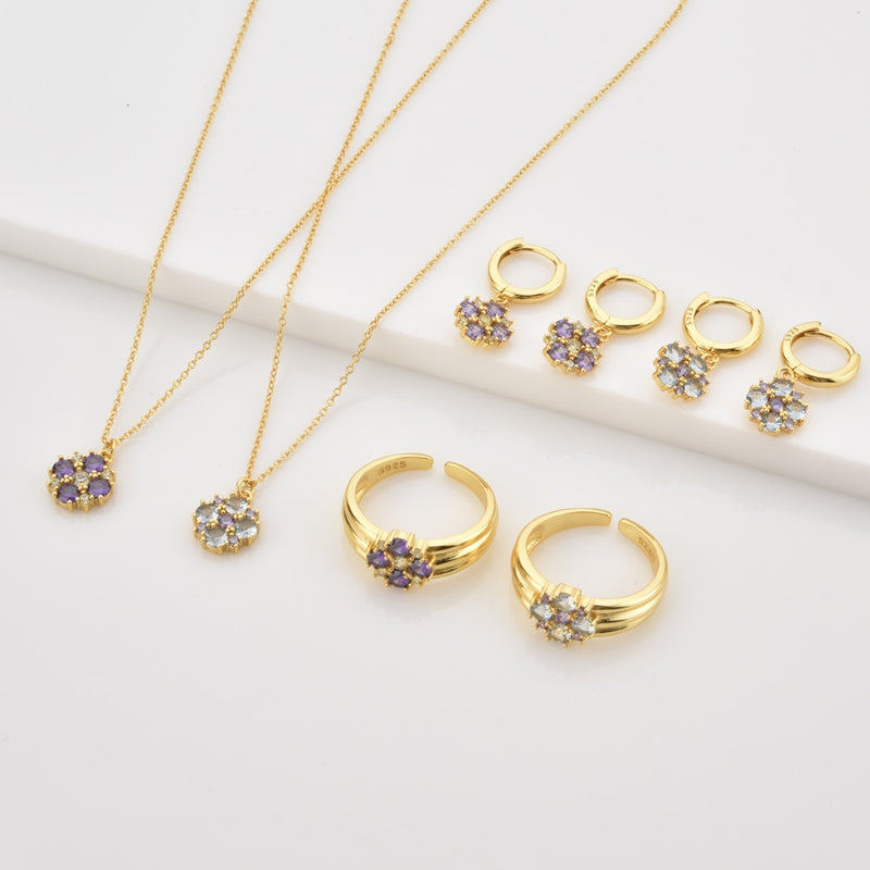 Anello Parisa Celeste Oro