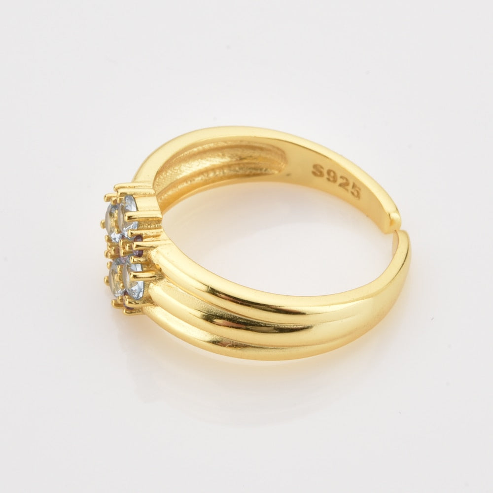 Parisa Light Blue Ring