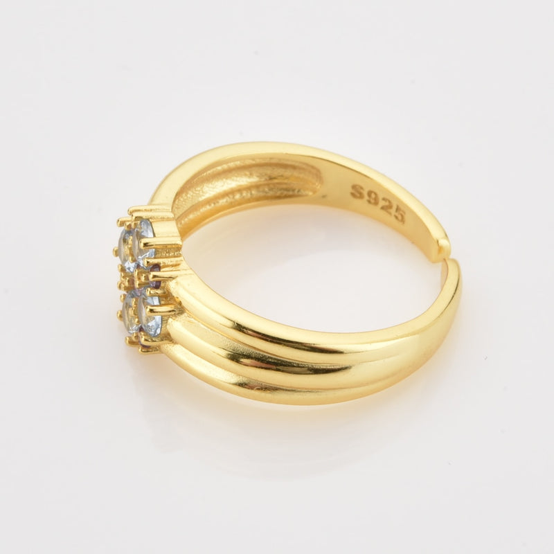 Anello Parisa Celeste Oro