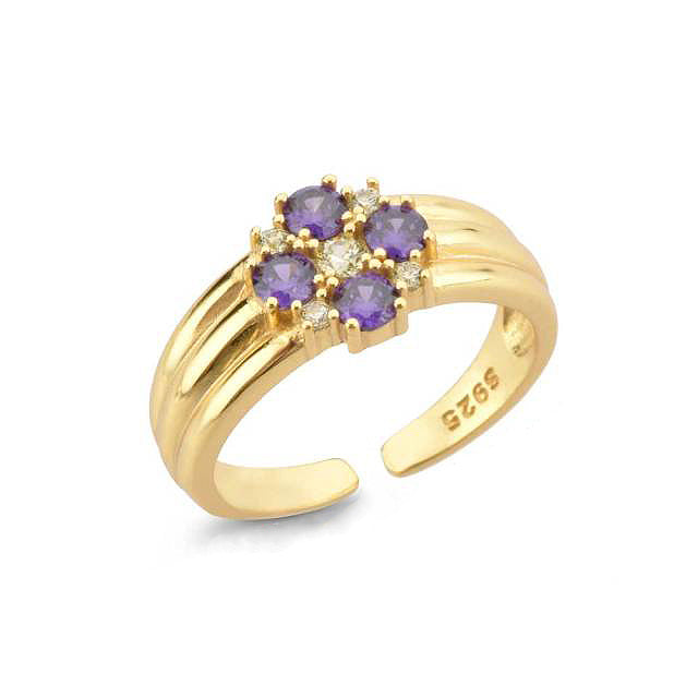 Parisa lilac ring
