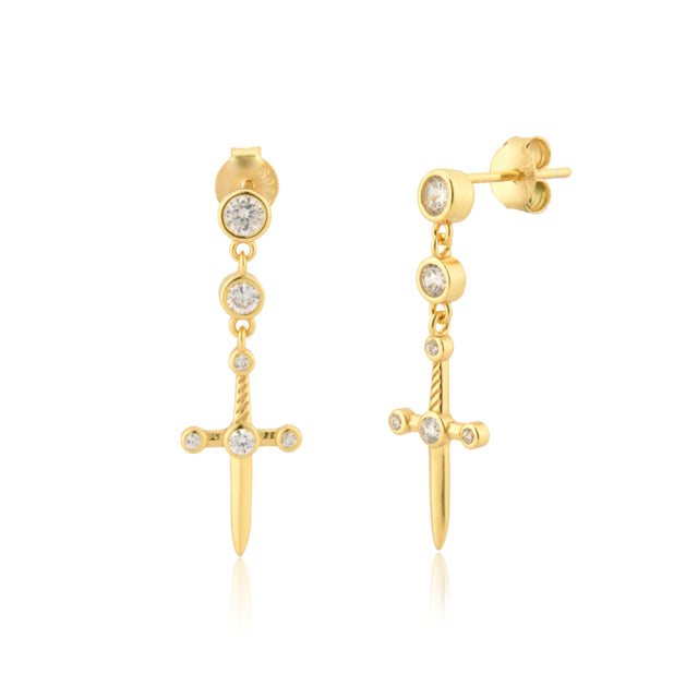 Gold Revenge Earrings