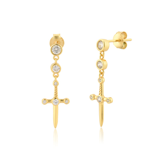 Gold Revenge Earrings