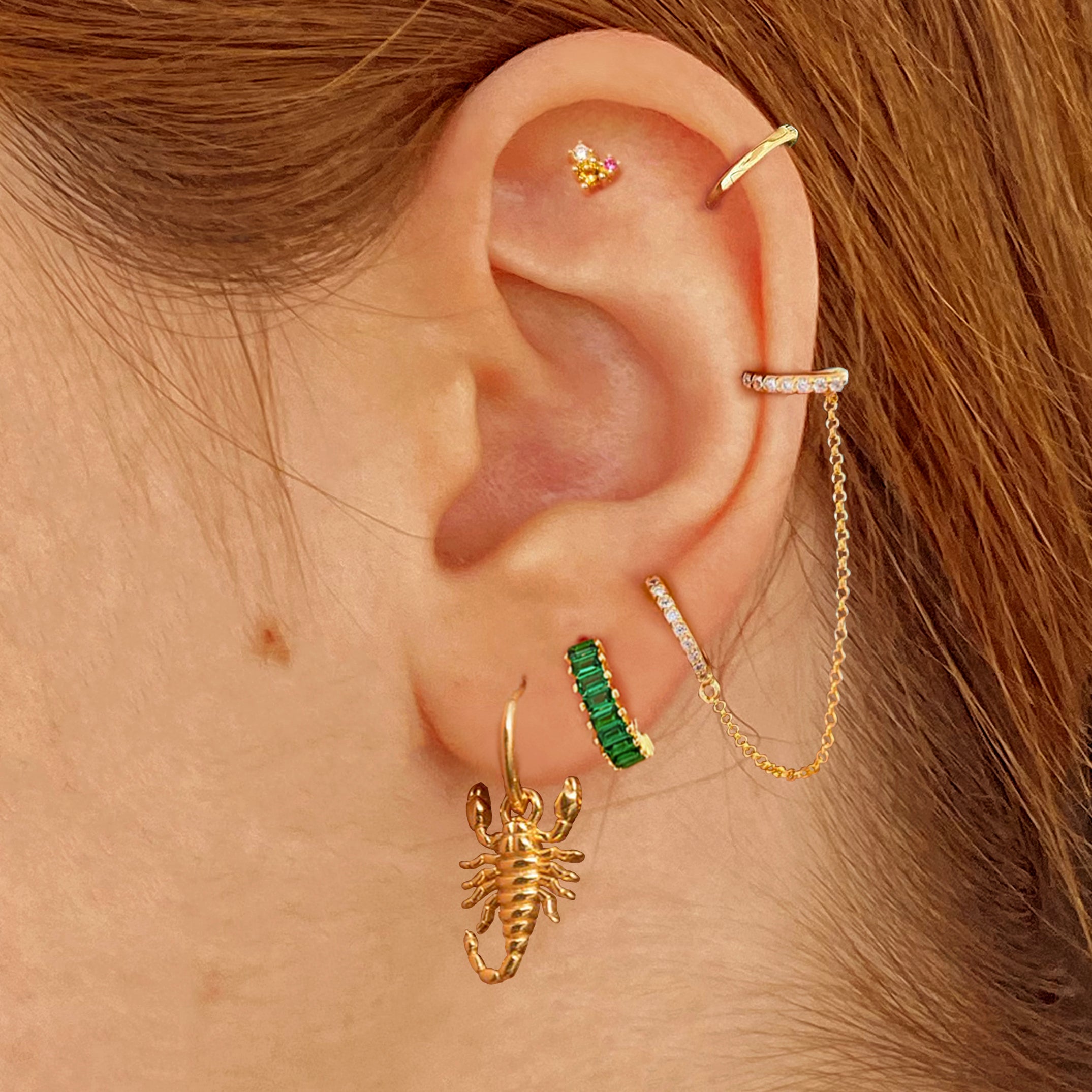 Scorpio earrings 